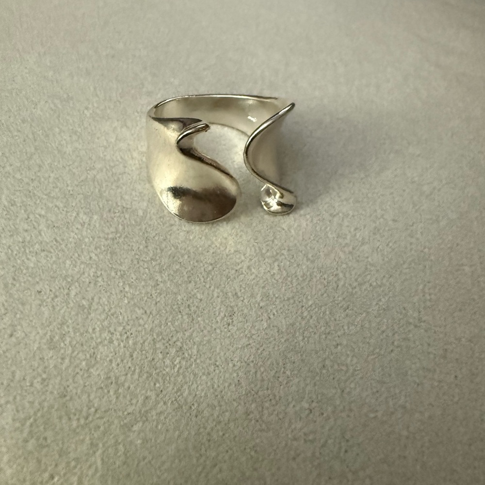 Silver Abstract Ring